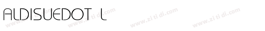 ALDISUEDOT Light字体转换